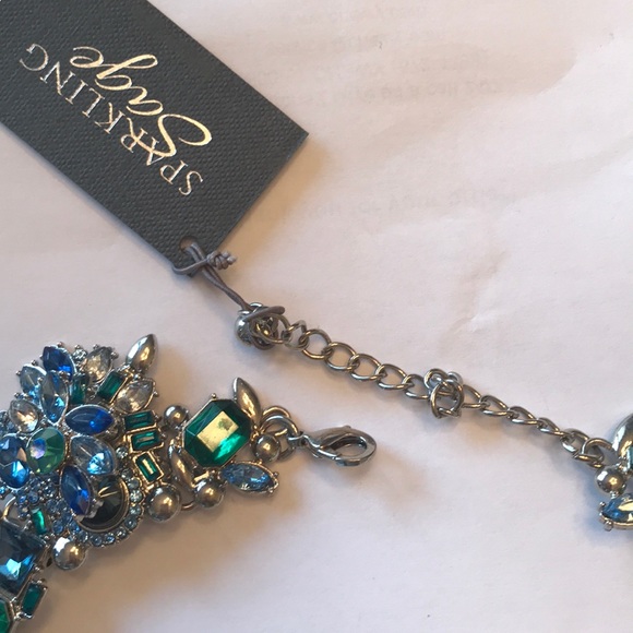 Sparkling Sage sparkly necklace - Picture 5 of 5